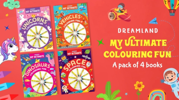 My Ultimate Colouring Fun |Age Group: 3 - 5 yrs| Drawing, Painting & Colouring